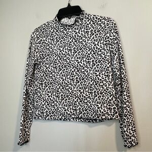 Stylish Leopard Print Long Sleeve Tee for Kids